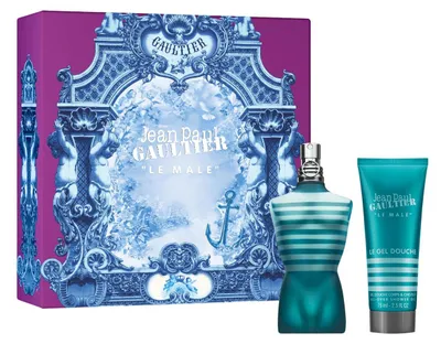 Image de Coffret Jean Paul Gaultier : Le Male Eau de Toilette pour homme, 75 ml + Gel douche Le Male, pour tous types de peau, 75 ml