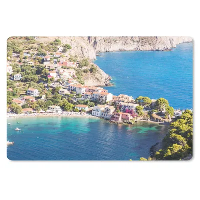 Produktbild von MuchoWow® Mauspad Mousepad Griechenland - Stadt - Meer 27x18 cm - Mousepads - Maus Mat - Pad - Mausunterlage - Büroartikel - Desk Matten