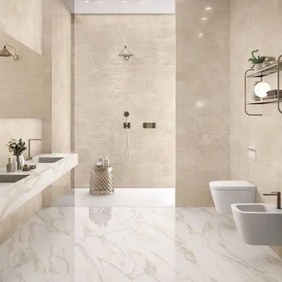 Produktbild von CASA39 Fliesen Marmoroptik Beige 60x120 cm Supergres Purity Of Marble