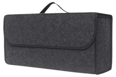 Image de Organisateur de coffre, grande capacité, design antidérapant, couleur gris, gris