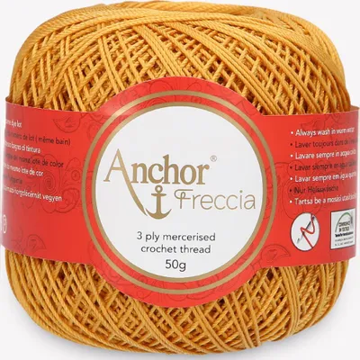 Produktbild von Anchor Freccia 6 – Feines Baumwollgarn für Häkelprojekte (Color 00320)