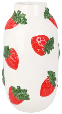 Obrázek produktu pro Dekorativní ovocná váza s jahodami FRUN, 16 x 29,5 cm