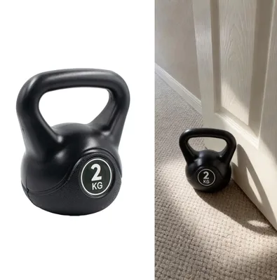 Image de Solidchoice - Butoir de porte décoratif avec poignée et base antidérapante