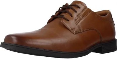 Productafbeelding van Clarks Tilden Plain, herenmodel, donkerbruin leer, maat 11