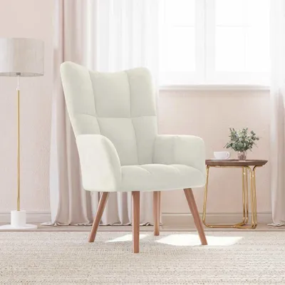 Obrázek produktu pro relaxační křeslo vidaXL Cream White Velvet