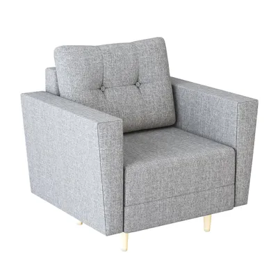 Zdjęcie produktu dla Fotel Oslo w stylu skandynawskim, drewniane nóżki Inari 91 Iwmar Meble