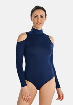 Immagine prodotto di Corpo Teyli con mezzo dolcevita con giromanica Janett Donna 2445 blu XXL