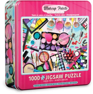 Immagine prodotto di Eurographics Puzzle Schminkpalette in Puzzledose, 1000 Teile, 49 x 68 cm, 8051-5641