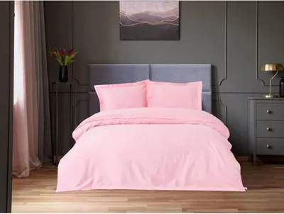 Produktbild von L'Essentiel Linge de Maison, Elegant - Pink, Rosa, Satin-King-Bettbezug-Set (FR), 100 % Baumwollsatin, 240 x 220 cm