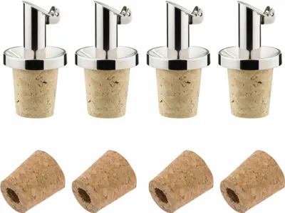 Image de Westmark 4 verseurs "Inox spécial huile" + 4 bouchons de rechange, 478022E3