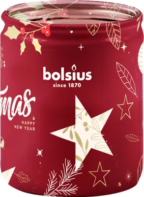 Produktbild von Bolsius Duftkerze im Glas true glow Ø 6,8 x 8,2 cm cranberry