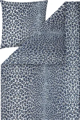 Produktbild von Estella Bettwäsche Lionel" petrol 1x 135x200 cm + 1x 80x80 cm"