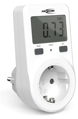 Image de ANSMANN 1260-0008 ANSMANN Appareil de mesure des coûts énergétiques APM1, blanc