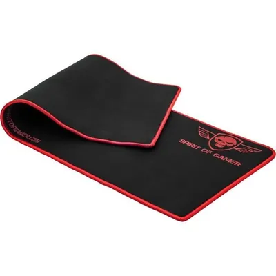 Produktbild von Spirit of Gamer Skull Spirit XXL, Schwarz, Rot, Abbildung, Anti-Rutsch-Basis, Gaming-Mauspad