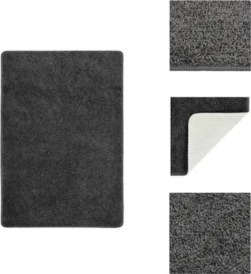 Immagine prodotto di tappeto vidaXL Shaggy grigio scuro 120x170 cm Antiscivolo - Tappeti