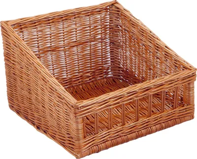 Produktbild von Systemregalkorb, Brotkorb, Brötchenkorb, Thekenkorb, 40x40x16/27cm, gestäbt