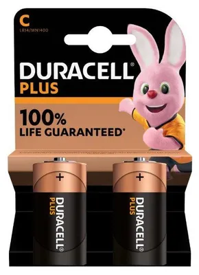 Produktbild von Duracell - Batterie Duracell plus C 2. | Blasen Sie ein 2 Stück | 10 Stück