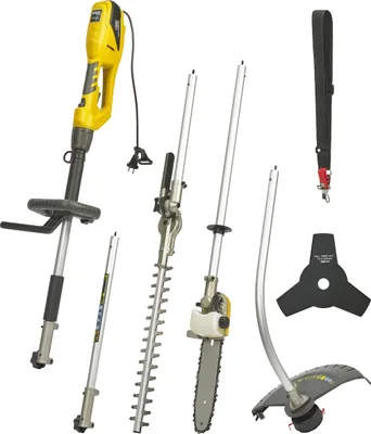 Produktbild von TEXAS Gartenpflegeset 230V elektro Rasentrimmer Hochentaster Smart Combi 100 5:1