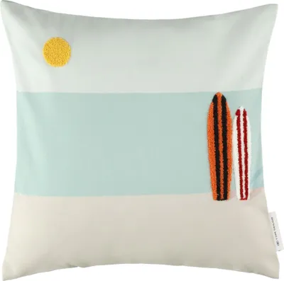 Image de TOM TAILOR Housse de coussin FS26 Aqua 40 x 40 cm