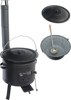 Obrázek produktu pro Sestava na guláš smaltovaná 22l Pro-Tech CHEF 18401