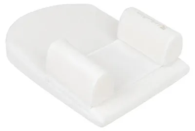 Immagine prodotto di Cuneo di posizionamento Kikkaboo Airknit per lettini in schiuma memory, bianco Bambini, bianco, taglia unica