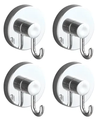 Produktbild von WENKO 4er Set Wand Haken ohne Bohren Bad Küchen Handtuch Garderoben Kleider