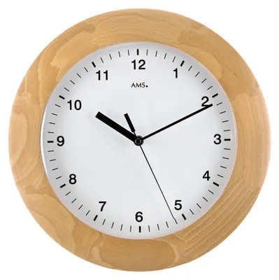 Produktbild von AMS Funk-Wanduhr, Funkwerk, D31x5cm, 5904/18