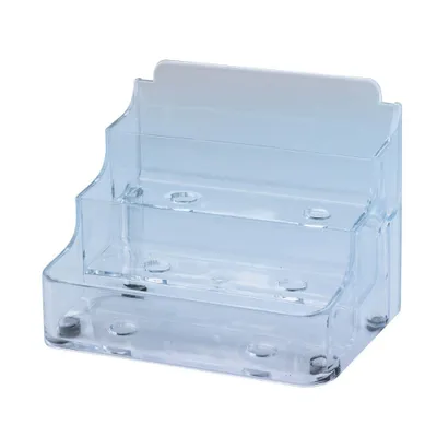 Produktbild von SIGEL VA130 Visitenkarten-Aufsteller, glasklar, für bis zu 210 Karten (max. 94x85 mm)