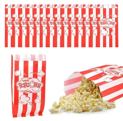 Obrázek produktu pro 200 kusů sáčků s popcornem – ideální pro oslavy a večery v kině