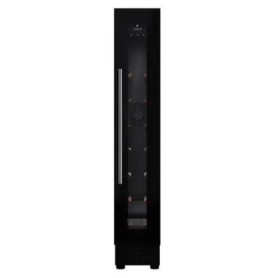 Obrázek produktu pro Teka RVU 10008 GBK, Termoelektrická chladnička na víno, Vestavěné, 8 lahev/lahve, 70 W, G, Černá