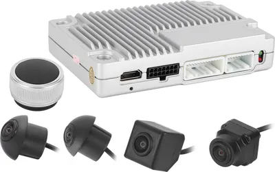 Obrázek produktu pro 360° kamerový systém, panoramatický výhled, záložní parkovací monitor, videorekordér se 4 kamerami
