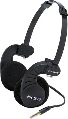 Produktbild von Koss SPORTA PRO, Kabelgebunden, 15 - 25000 Hz, Musik, Kopfhörer, Schwarz