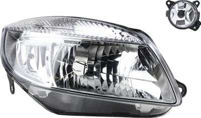 Immagine prodotto di Johns, Fari alogeni compatibili con Skoda Fabia 54 12/2006 -03/10 H4 Re. + fendinebbia. 5J1941018 5J1941016 7H0941700C 7H0941700B 7H0941700