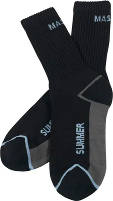 Produktbild von Mascot Arbeitssocken Manica Gr. 39-43 schwarz/hellblau