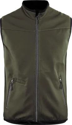 Produktbild von BLAKLÄDER® unisex Softshellweste 3850 olive, schwarz Größe L