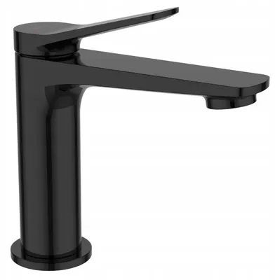 Immagine prodotto di Miscelatore da lavabo alto Nestos, nero lucido