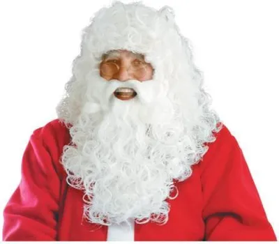Immagine prodotto di Set Parrucca Babbo Natale Barba Baffi Nonno Gelido