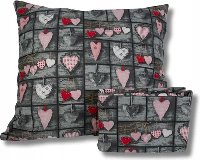 Produktbild von Bettwäsche-Set 160x200 Baumwolle 100% VALENTINSTAG Hochwertige Kissenbezüge