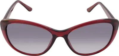 Immagine prodotto di Calvin Klein - Occhiali da sole sfumati da donna SY1702 (Taglia unica) (Borgogna/Grigio)