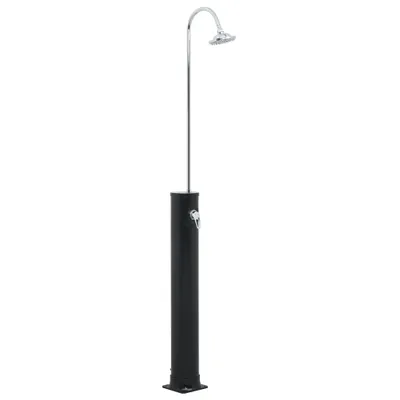 Immagine prodotto di vidaXL Doccia solare nera 220 cm 20 L