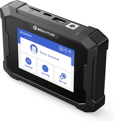 Produktbild von Grawerka SCULPFUN TS1 Terminal operacyjny z ekranem dotykowym 3,5" Funkcja krojenia w czasie rzeczywistym Aplikacja SCULPFUN, do większości grawerek