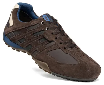 Produktbild von Geox U Snake K Herren Sneaker U4207K 022EK C6222 Wildleder Schuhe Braun , Schuhgröße:46 EU