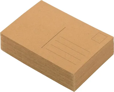 Produktbild von Postkarten A6, 75 Stück, Kraftpapier 300 g/m², für kreative Projekte