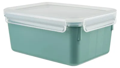 Obrázok produktu pre EMSA Clip & Close COLOR EDITION Nádoba na čerstvé potraviny, nádoba na skladovanie, plechovka na skladovanie, plast, prášková zelená, 2,2 l, N10130