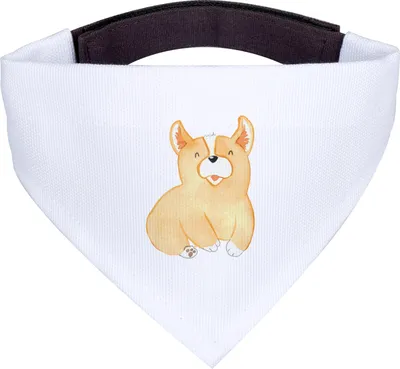 Produktbild von Mr. & Mrs. Panda Hundehalstuch Corgie - Weiß - Geschenk, Spruch, Süß, Hund, Corgi, Hunde Hals Tuch, Halstuch Für, Dreieckstuch, Sprüche, Bellen, Bandana