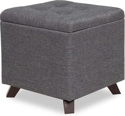 Productafbeelding van Famanu opbergkruk met opbergruimte - 39 x 39 x 40 cm
