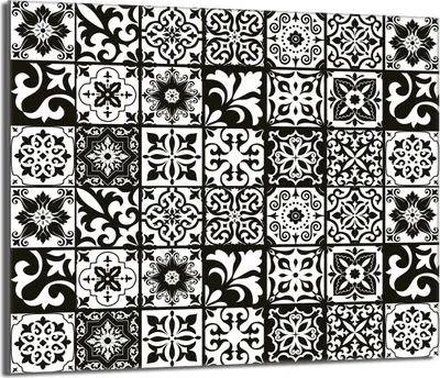 Obrázok produktu pre Kryt varnej dosky 60x52 keramický kryt varnej dosky splashback sklenená doska deco doska na krájanie, mozaika