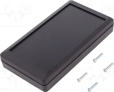 Image de 1 x Boîtier : pour appareils d'affichage. Dimensions : Z : 33 mm, X : 82 mm, Y : 143 mm. Couleur : noir. Modèle : G959B. Boîtier pour