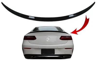 Imagen del producto de Spoiler para el maletero de Mercedes Clase E C238 Coupé, modelo 2016 en adelante, color  brillante.