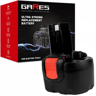 Produktbild von GARES Akku Batterie für Bosch GSR Professional GDR GLI GSR PAG PLI | 9,6 V 3Ah | Verstärkte Serie High-Performance | Hohe Leistung